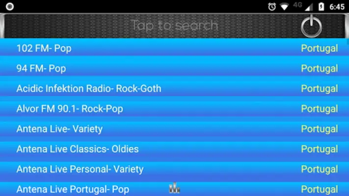 Radio FM Portugal android App screenshot 0