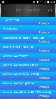 Radio FM Portugal android App screenshot 2